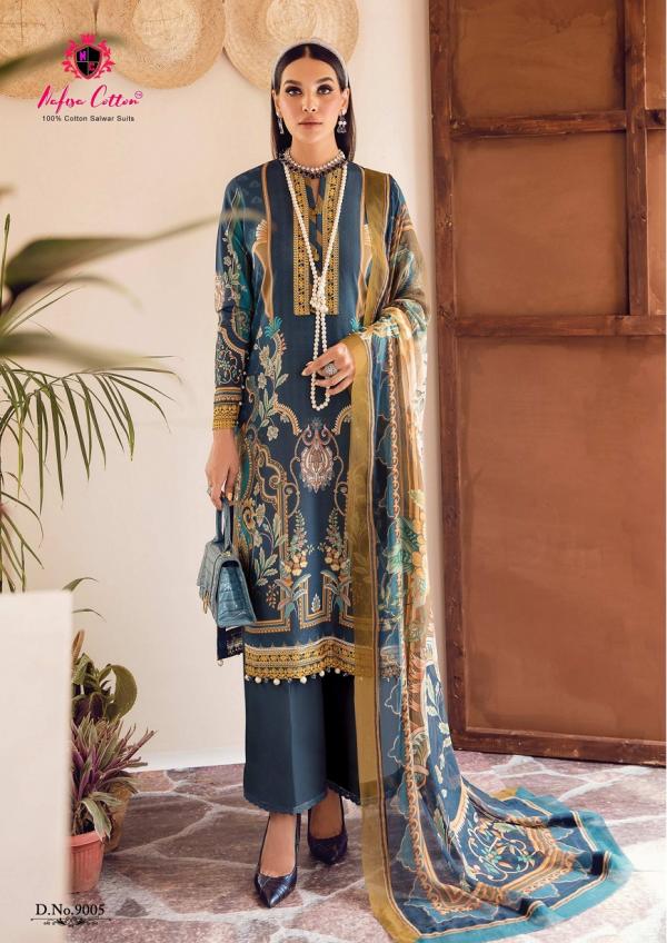 Nafisa Sahil Vol-9 Lawn Cotton Designer Dress Material